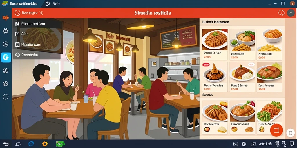 Screenshot memperlihatkan fitur multiplayer dengan teman-teman.