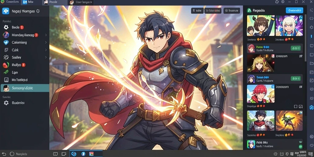 Screenshot fitur multiplayer dengan teman-teman.